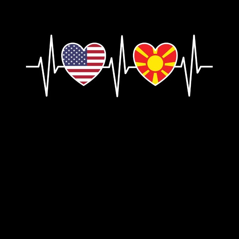 États-Unis et Macédoine Drapeau macédonien Drapeaux