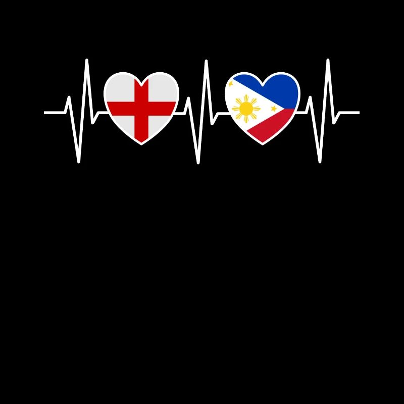 Angleterre et Philippines Drapeaux philippins