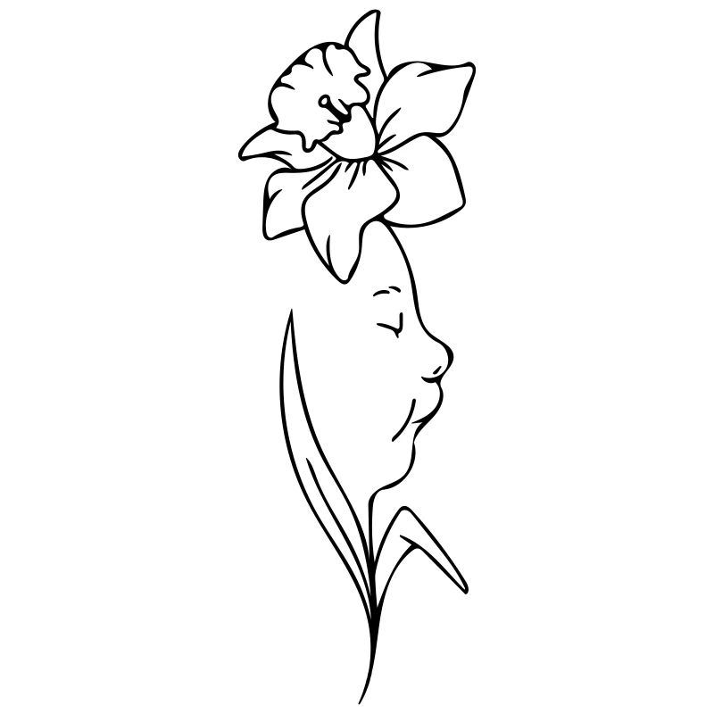 bébé fleur