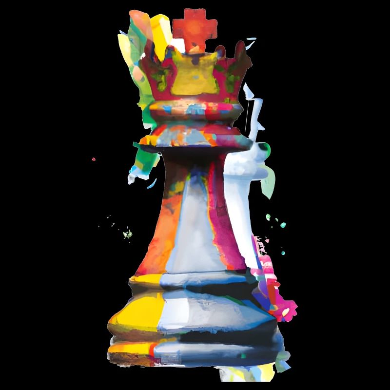 Kunst Schachfigur König