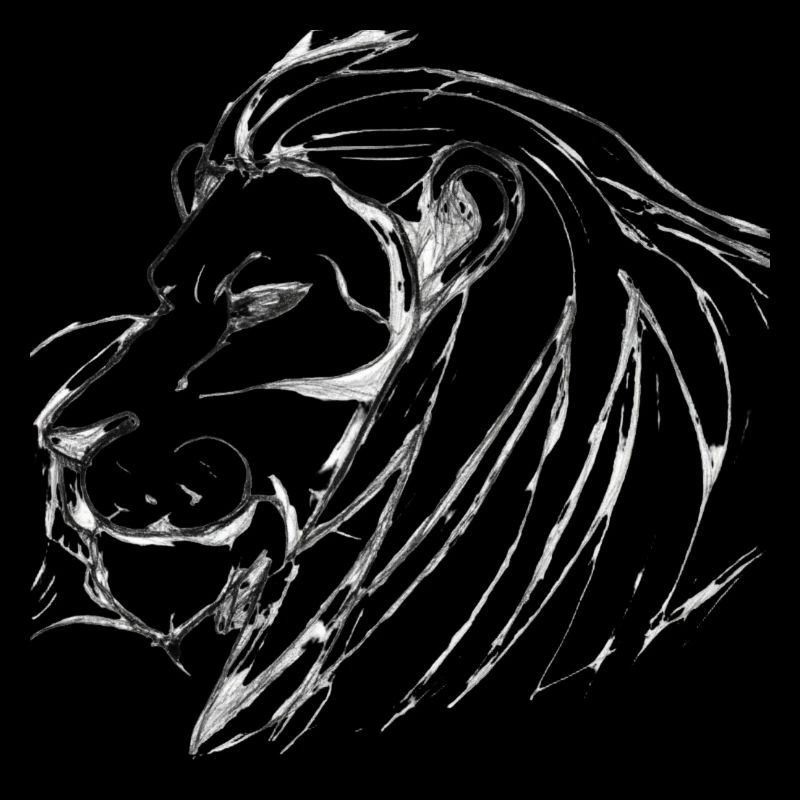 Lion drawing