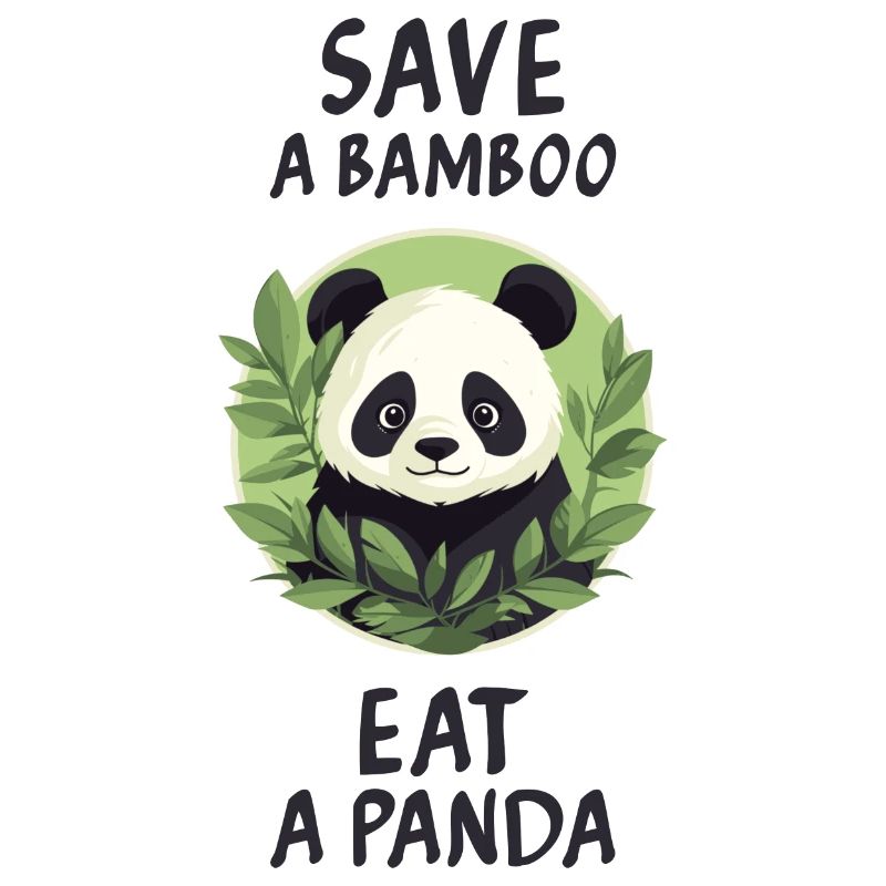 Rette einen Bambus, iss einen Panda.