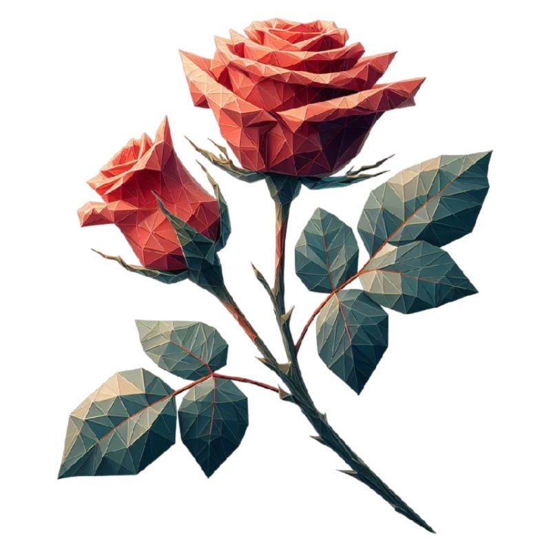 Polygone rose