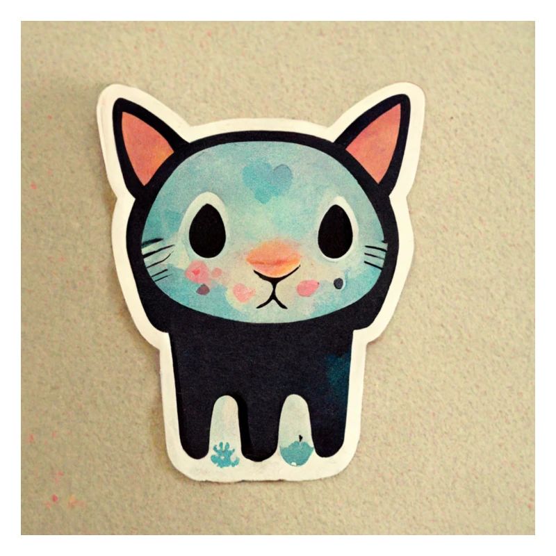Chat de dessin animé mignon