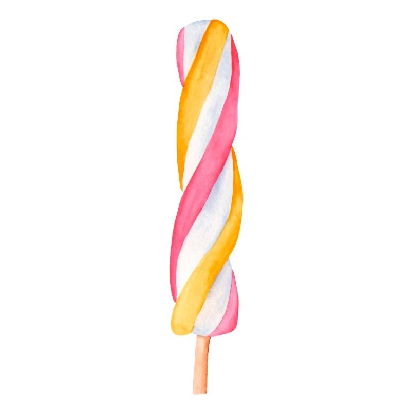 Glace multicolore