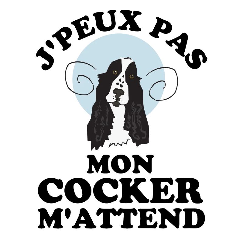 Drôle chien cocker