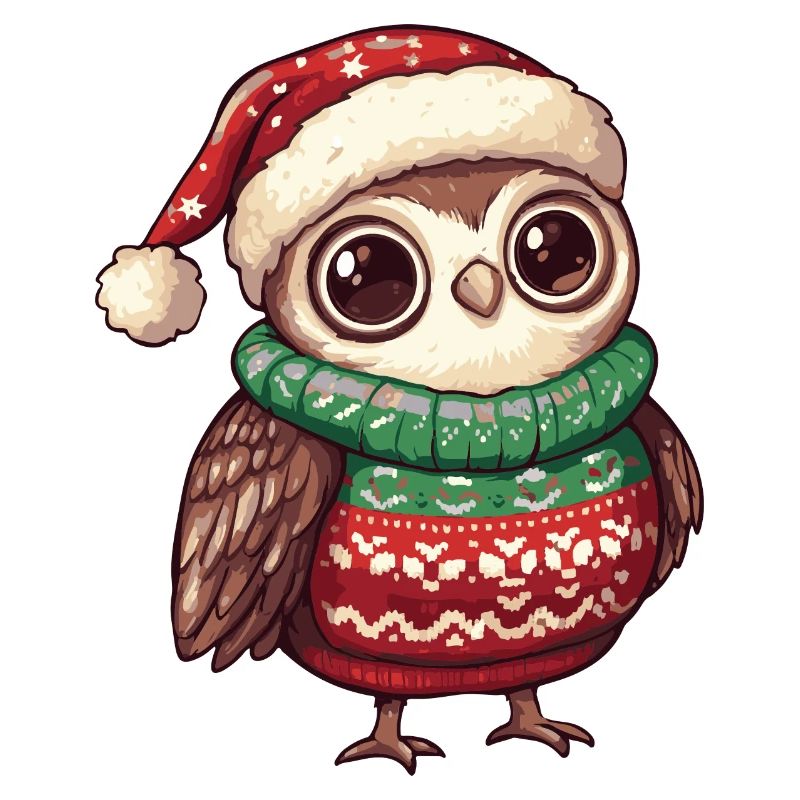Owl Christmas Comic