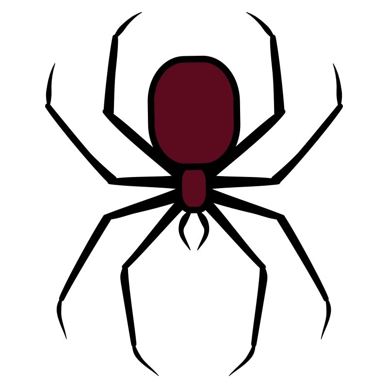 Gruselige Halloween Unheimliche Goth-Spinne 3