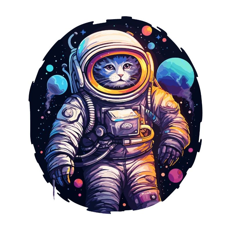 Univers des astronautes de l’espace Cat