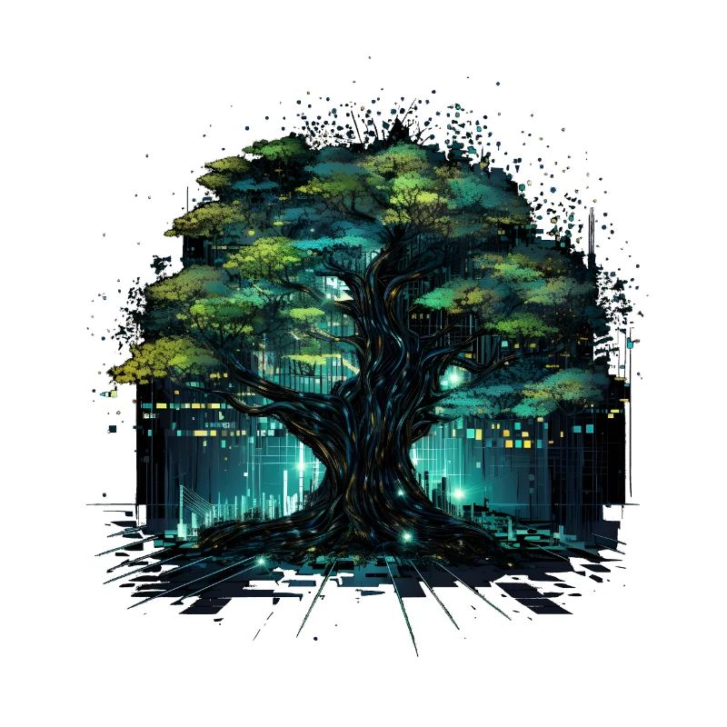 Lebensbaum Mit Technik