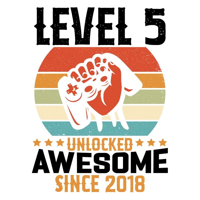 Level 5 Year Unlock Gaming Birthday Gift