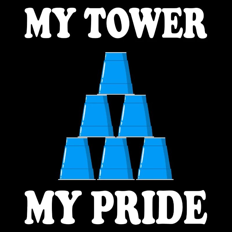 Cup Stacking Humor Sport Stacking