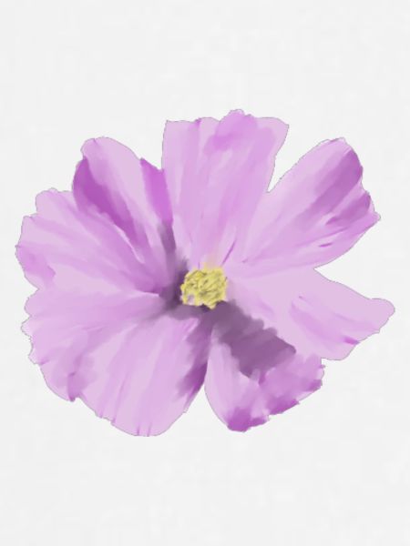 Lilas fleur aquarelle