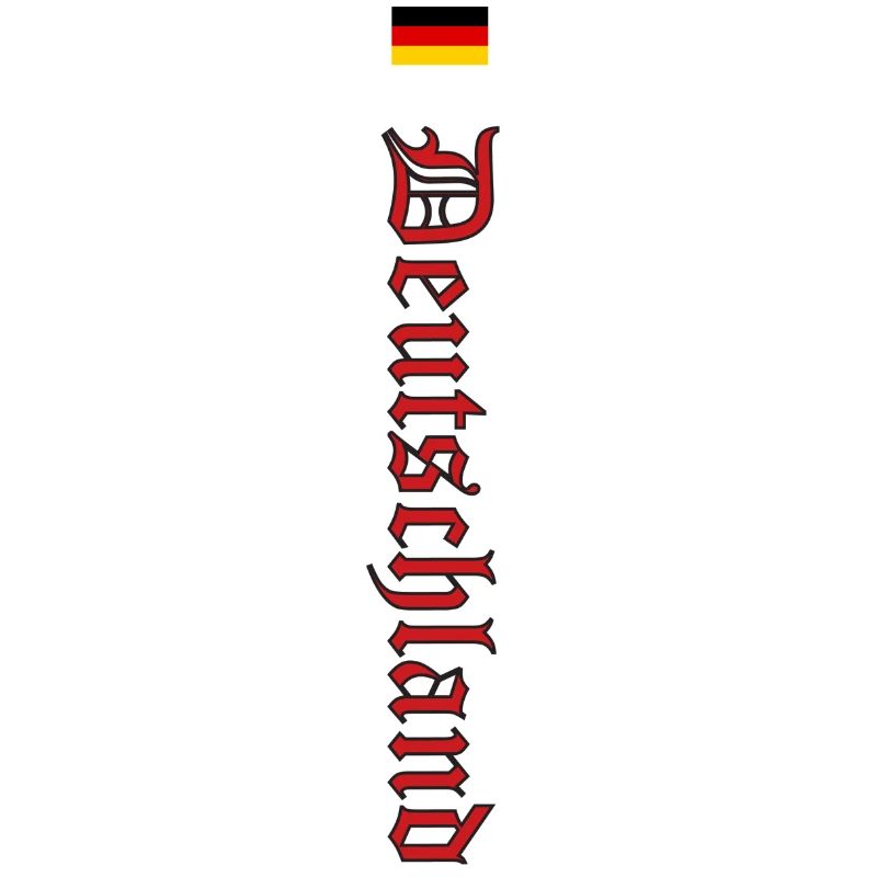 Germany with Old German Script