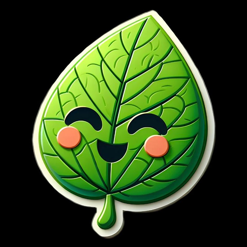 Smiling Spring Leaf