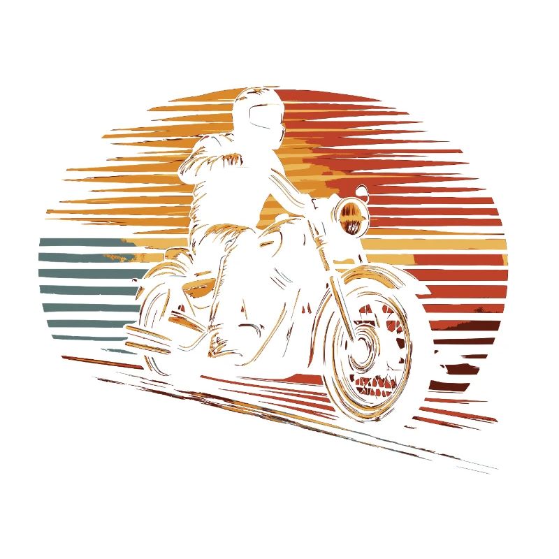 Motorrad Motorradfahrer classic vintage