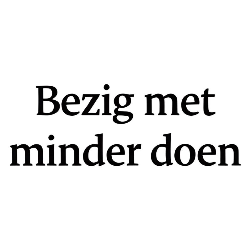 Doing less – Trendy Text Design