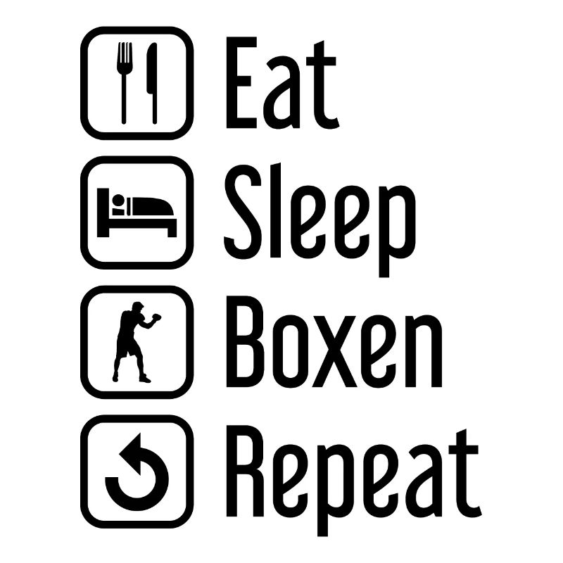 Essen Sie Schlafboxen -