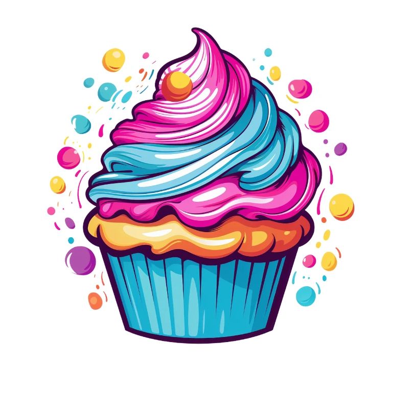 Bunter Cupcake