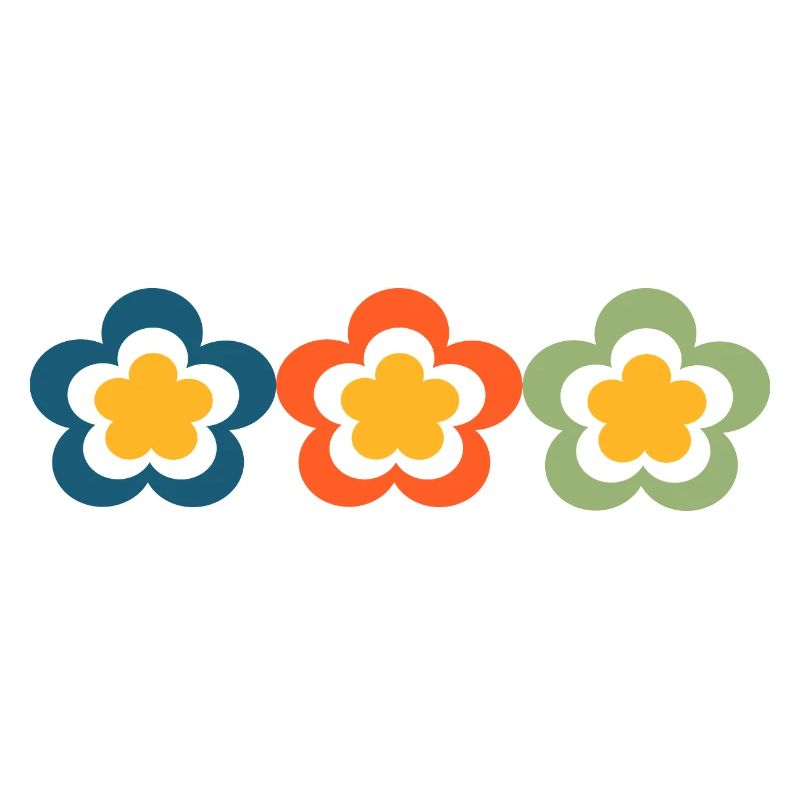 70s Flower Pattern