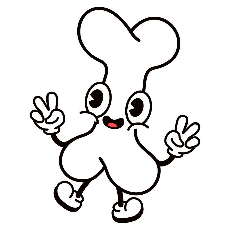 Knochen Comic Charakter