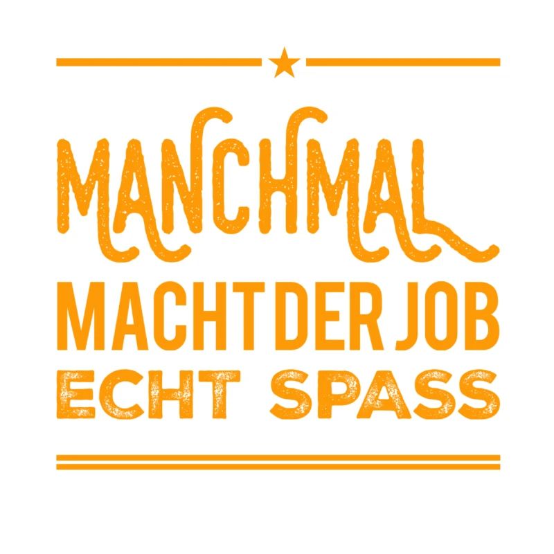 manchmal arbeite ich gern