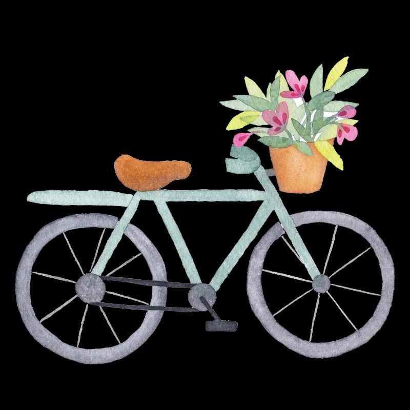 vélo fleuri