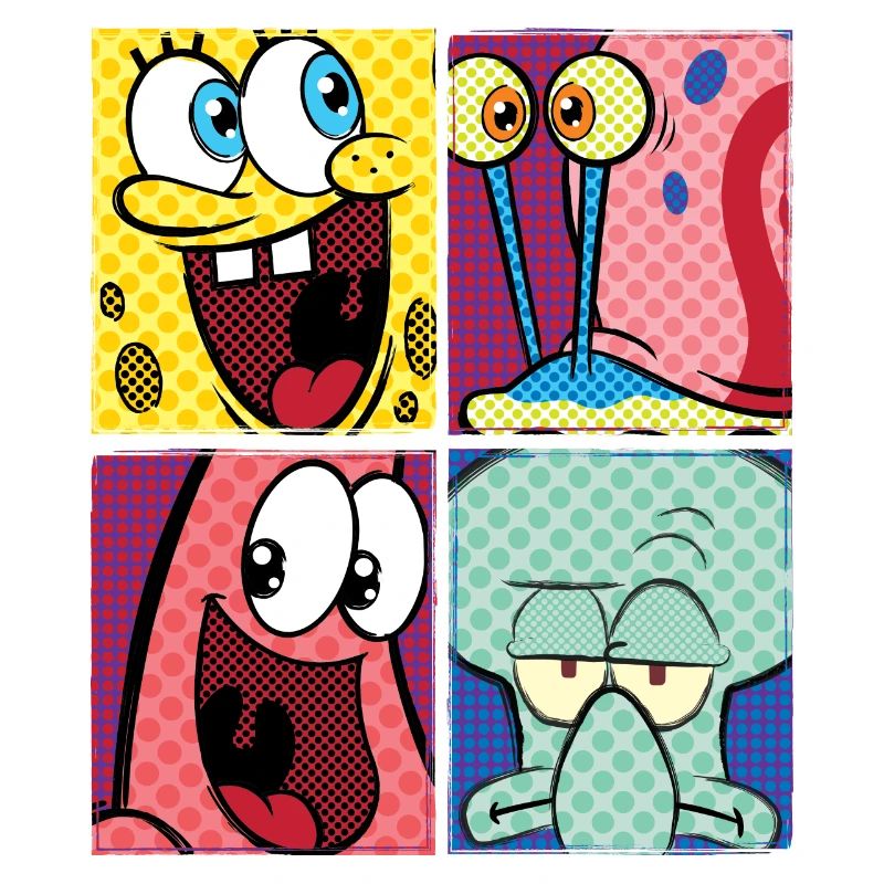 SpongeBob SquarePants, Gary, Patrick and Squidward