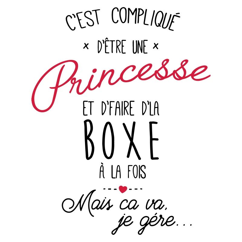 princesse et Boxe - boxeuse