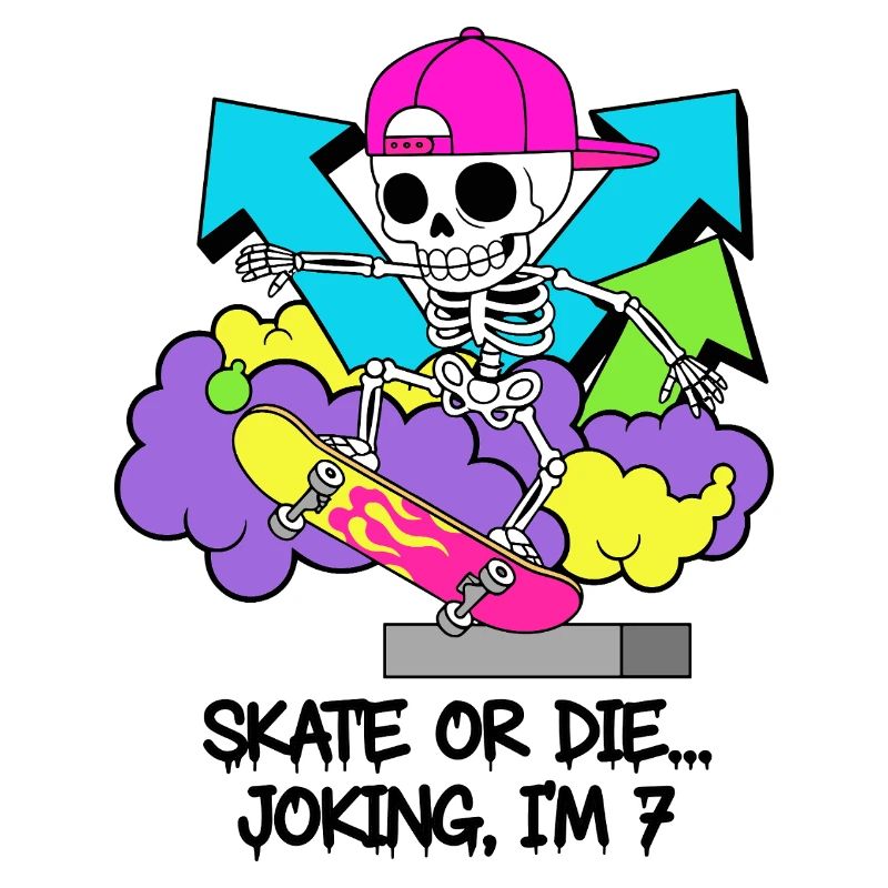 Skate oder stirb, scherzhaft, ich bin 7.