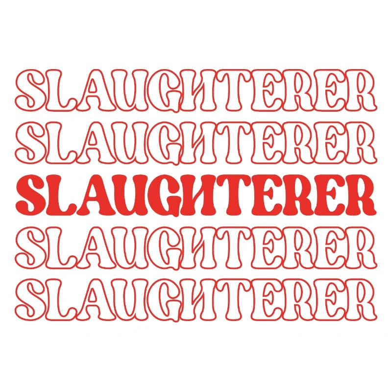 Slaughterer Butcher Meat Cutter Meat Processor