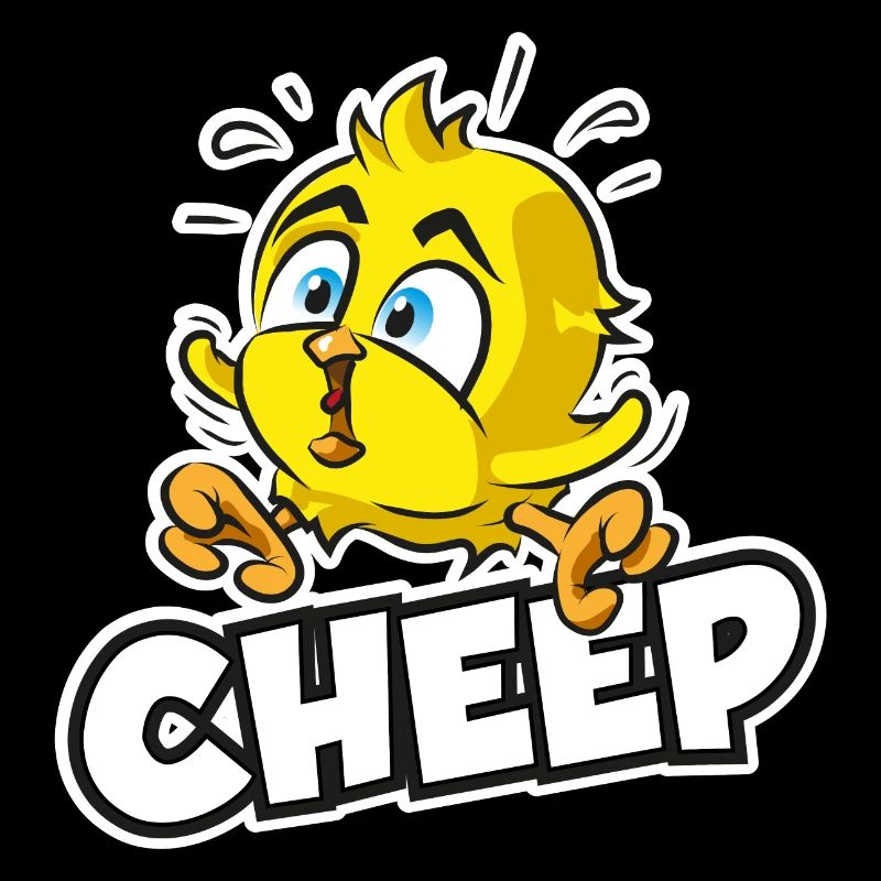 Funny Comic Chick Makes Cheep