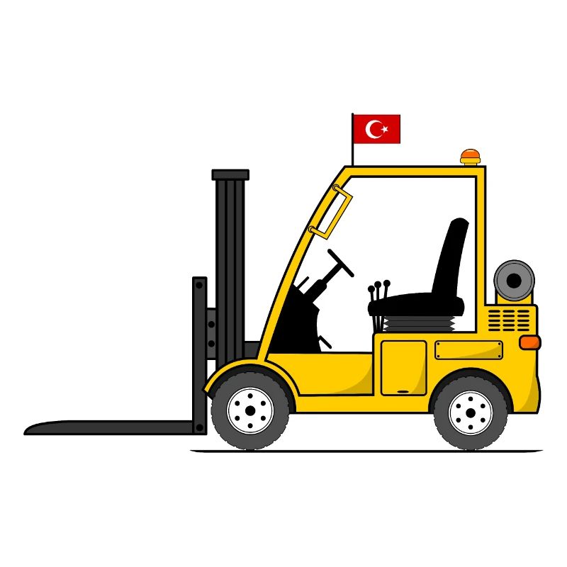 Forklift Turkey Flag