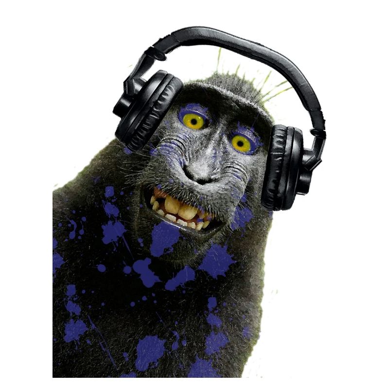 Hemd Monkey Music von Custom