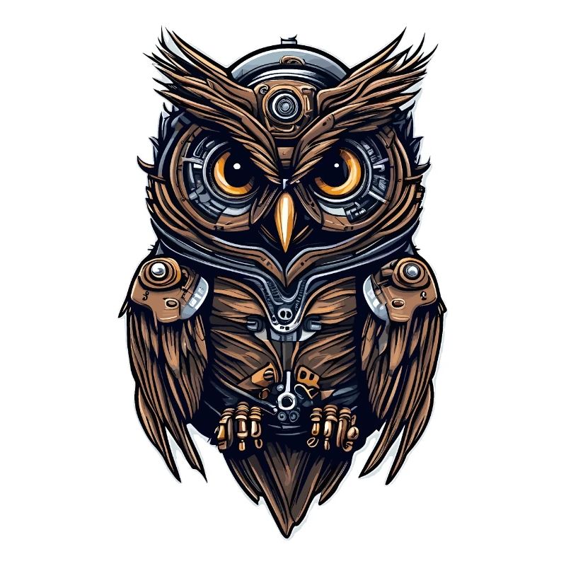 Steampunk Eule