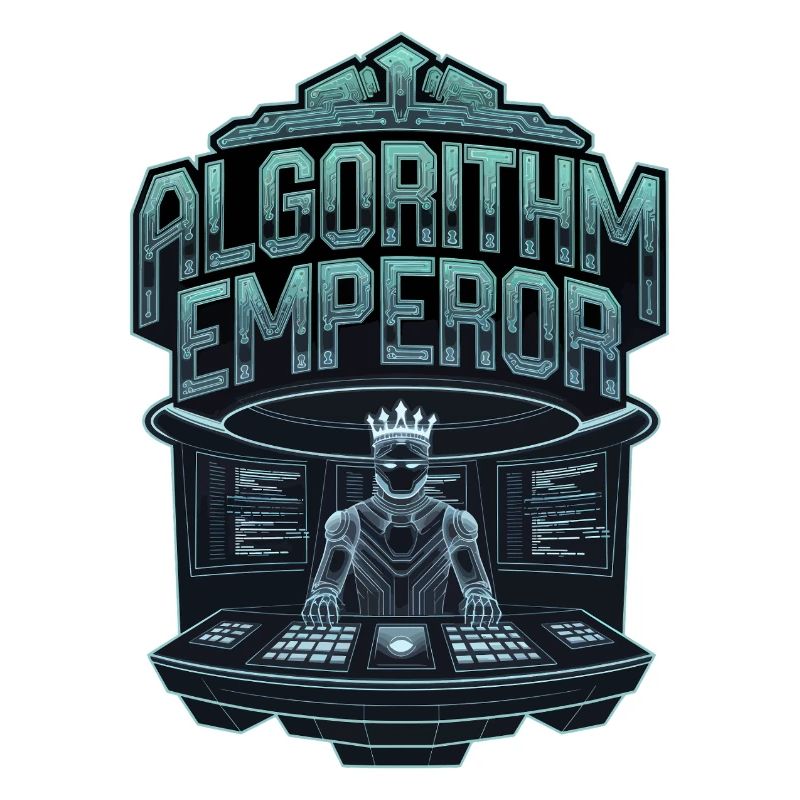 Algorithm Emperor Cyber King Tech Artwork