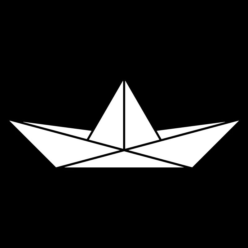 Papierschiffchen / Papierschiff / Papierboot