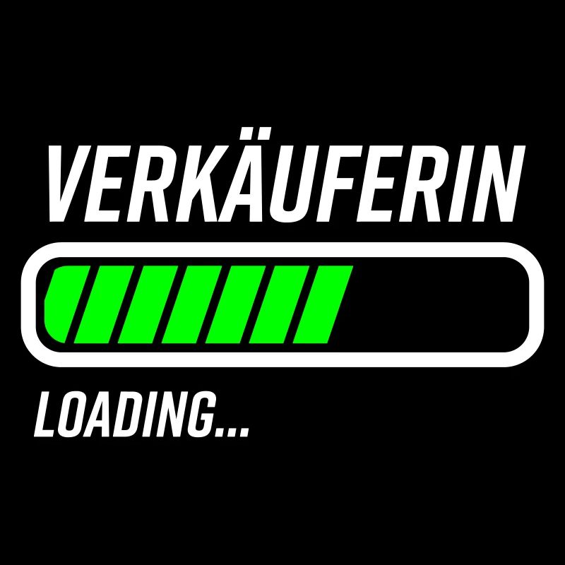 Verkäuferin Loading Ladebalken