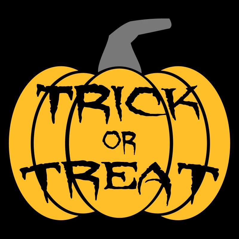 Süßigkeiten oder Streich Kürbis