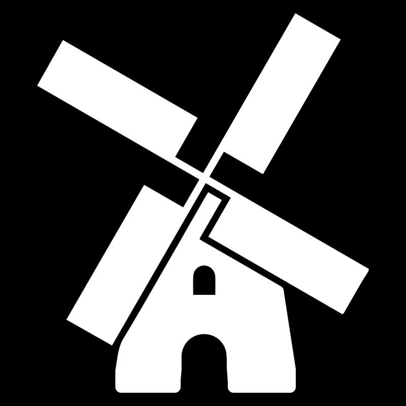 Windmill Ivon Silhouette