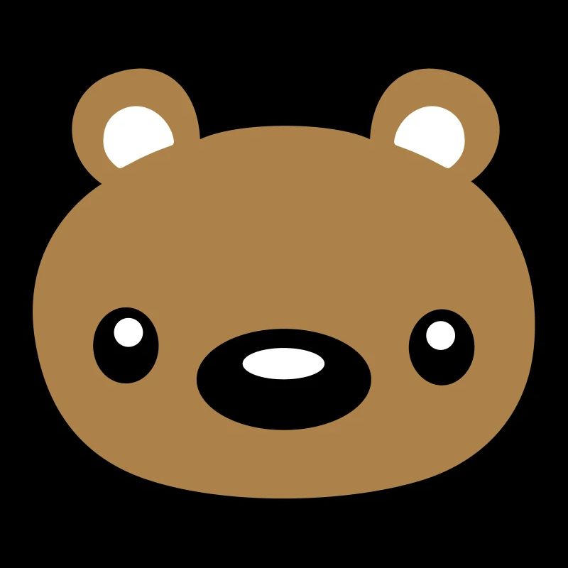 teddy face head cuddly toy