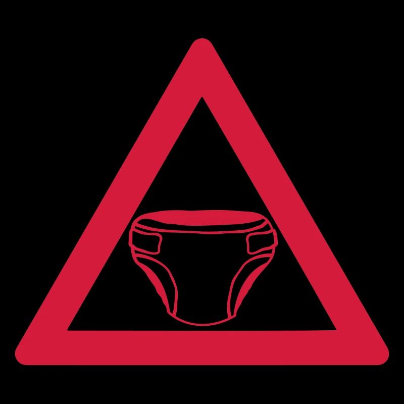 Warning Diaper Shield
