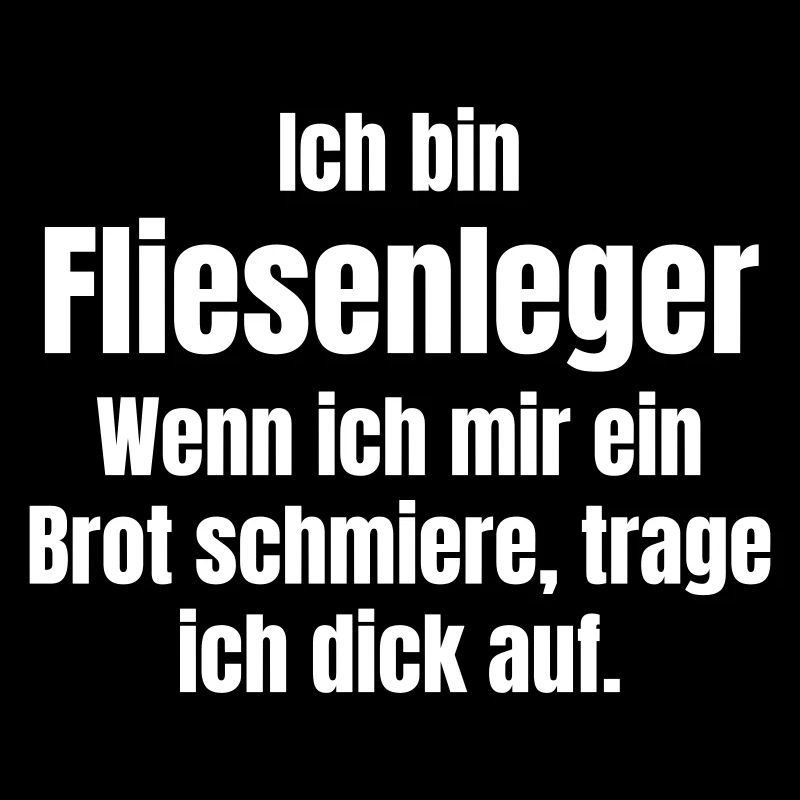 Fliesenleger trägt dich auf.