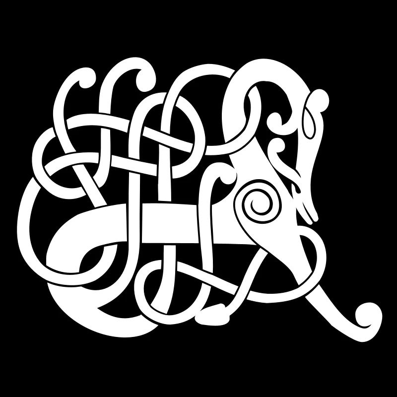 Wikinger T Shirt Design Pferdchen