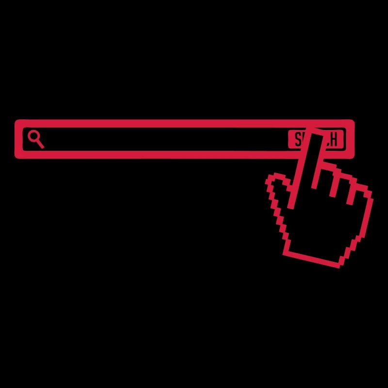 add text search bar pointer