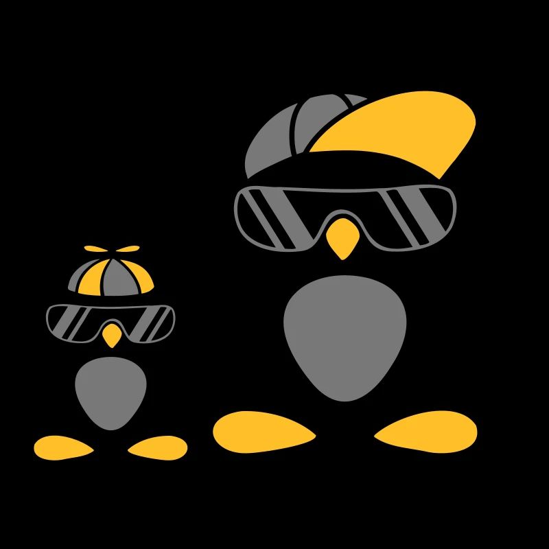 2 famille de pingouins cool