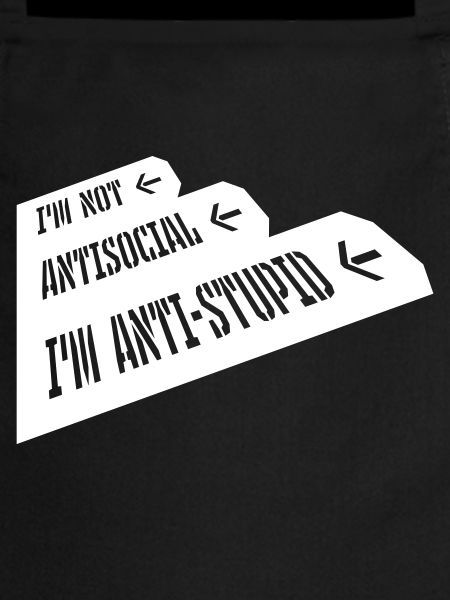 pas antisocial anti-stupide