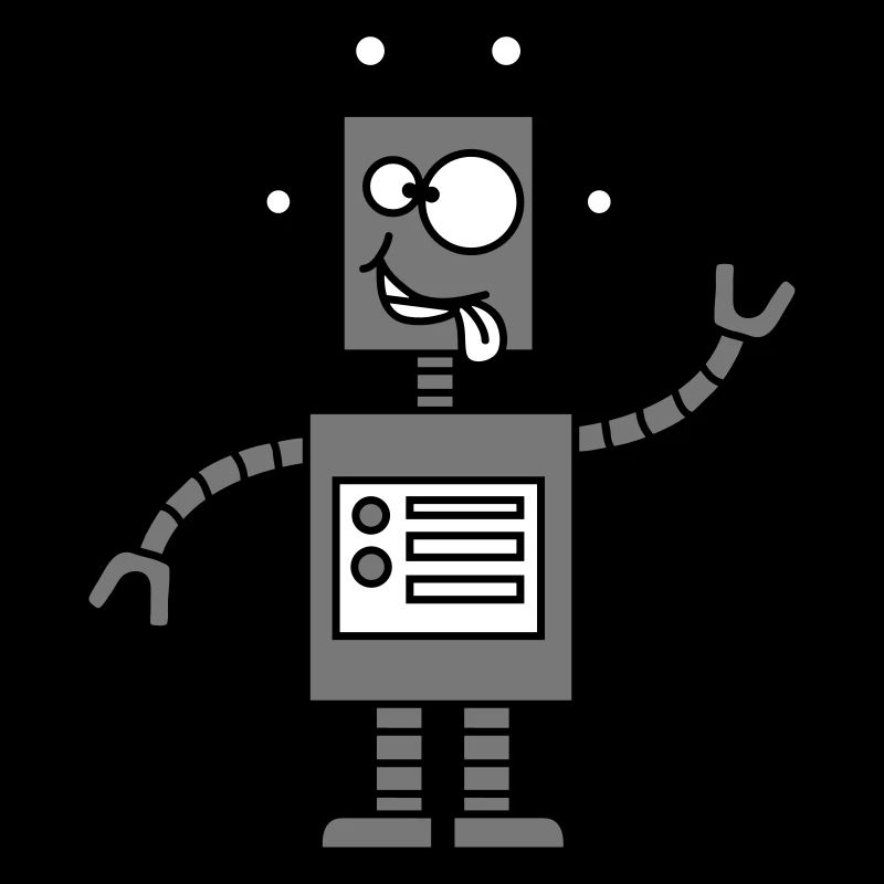 Funny Crazy Robot