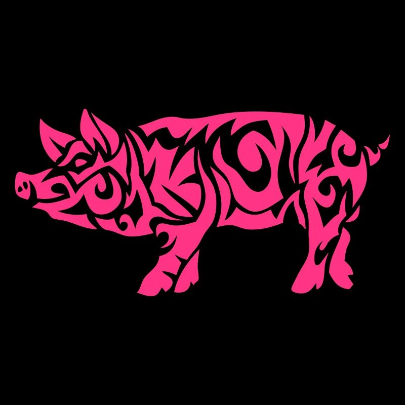 cochon tribal pig 107