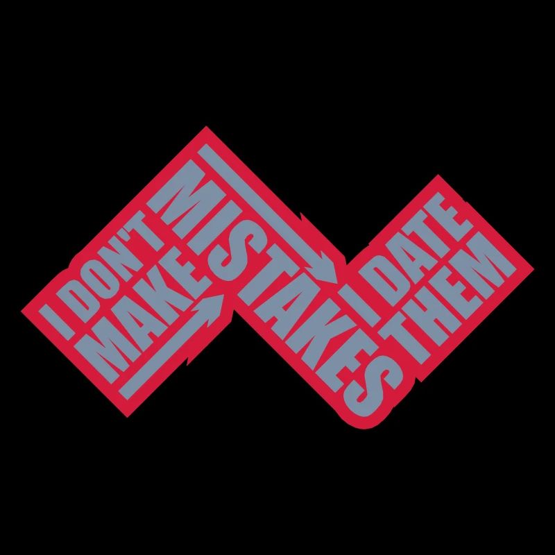 Date Mistakes Quote Logo